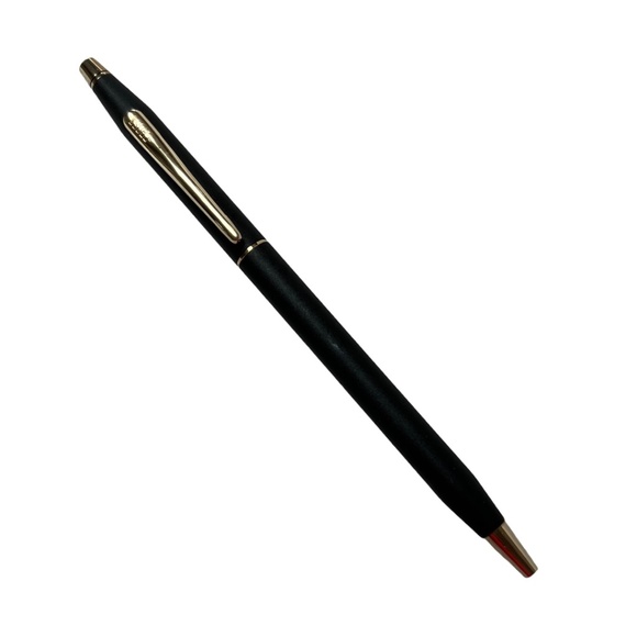 Cross ball point pen - black matte with gold trim / BLACK INK - Picture 11 of 13
